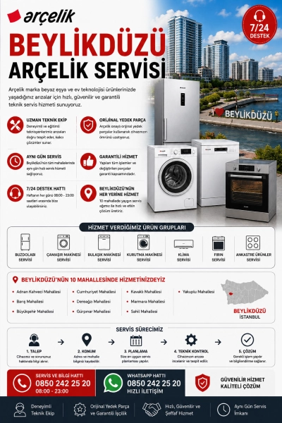 Beylikdüzü Arçelik Servisi